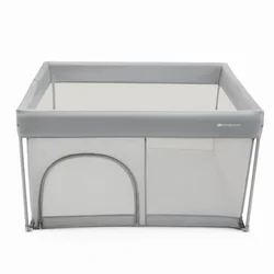Kinderkraft dječja igraonica/vrtić ZIKI 126,5x126,5x69,5 cm, siva