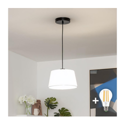 Brilagi - LED luster na sajli CERIA 1xE27/40W/230V pr. 25 cm bela