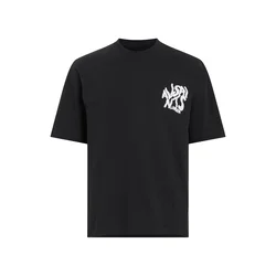 AllSaints Majica črna/bela