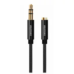 Audio adapter Swissten - Jack/Jack 3.5mm - Crna KP32727