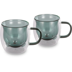 Lamart LT9127 Dvodelni komplet kozarcev Bear Vaso,250 ml, zelen