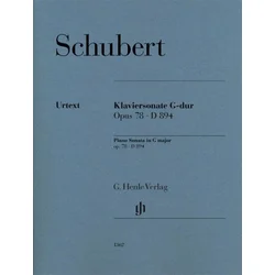 SCHUBERT:PIANO SONATA G-DUR OP.78 D 894