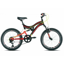 Capriolo bicikl MTB CTX 200 20/6HT black-red