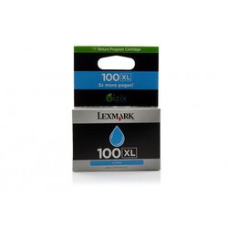 kartuša Lexmark 100 XL Cyan / Original