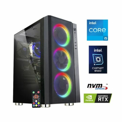 Računalnik MEGA 6000Y B560/i5-11400F/DDR4-16GB/SSD1TB-NVMe/RTX3060-12GB/Aktivno hlajenje/RGB/Brez OS