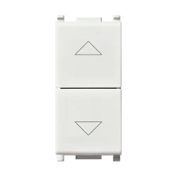 2-GUMBNO 2-P 10AX PREKLOPNO STIKALO BELO VI14060
