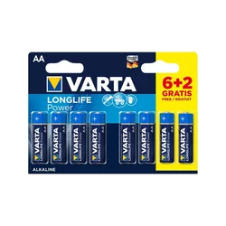 VARTA VARTA-4906SO AA 1.5V LR6 MN1500, PAK8 CK, ALKALNE baterije LONGLIFE