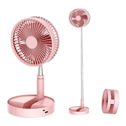Ventilator sa podesivom visinom i daljinskim upravljačem roze