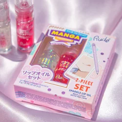 Sjaj za usne Manga Collection Sparkle Duo set - Lubenica i Nana | Rude Cosmetics | Ecobeauty