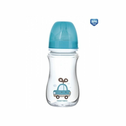 Canpol babies steklenička s pitnikom Toys, modra, 240 ml