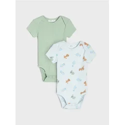 Sinsay - Pamučni bodi sa motivom dinosaurusa 2 pack - lavanda