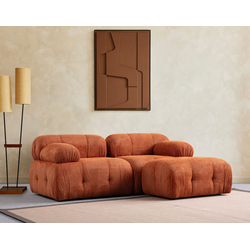 Atelier del Sofa Ugaona garnitura Petite, 190x160 cm, Narandžasta