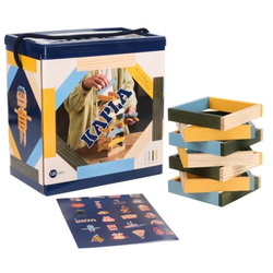 120 Box Natur - svetlo modra/rumena/zelena