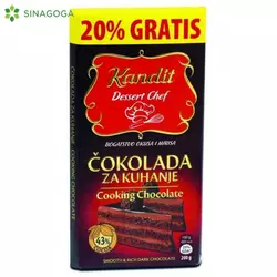 KANDIT DESSERT CHEF COKOLADA ZA KUVANJE 200GR (14)KANDIT MDI