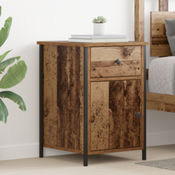Noćni ormar 2 pcs Staro drvo 40 x 42 x 60 cm Konstruirano drvo