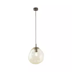 Brilagi - Luster na sajli VULCANO 1xE27/15W/230V braon/zadimljeno bež