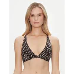 BOSS Gornji del bikini Bb Monogram 50535257 Črna Regular Fit