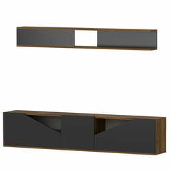 HANAH HOME Tac Walnut Black