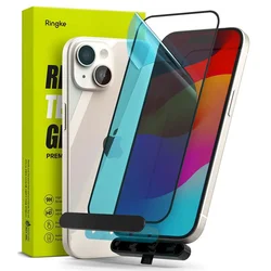 Ringke - Cover Display kaljeno staklo za iPhone 16 Plus/15 Plus - crno