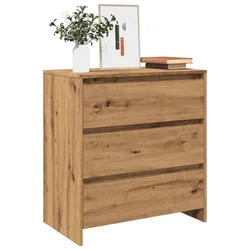 Komoda boja hrasta artisan 70 x 41 x 75 cm konstruirano drvo