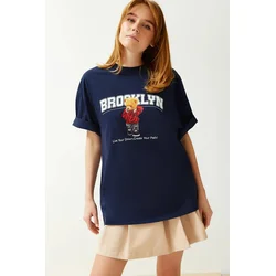 Trendyol Milla Ženska majica TWOSS24TS00065, Tamnoplava