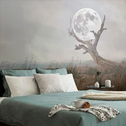 Tapeta luna v naročju narave - 147x99