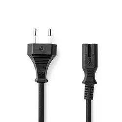Kabel Za Napajanje | Euro 2-pin M – C7 M | 2.0 m | Box Pack | NEDIS