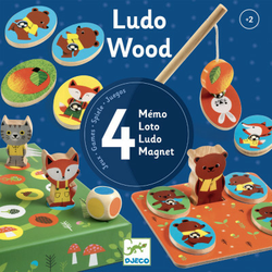 Ludo Wood – komplet 4 iger (v gozdu)