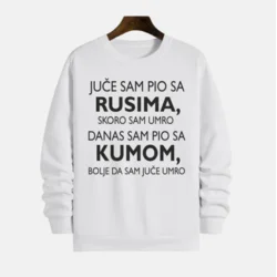 MAFIMI Muški duks Juče sam pio sa Rusima, Beli