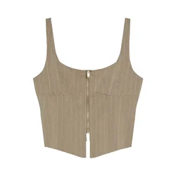 Bershka Top bež/kamela