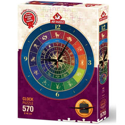 Art puzzle - Puzzle Zodiac clock - 570 kosov
