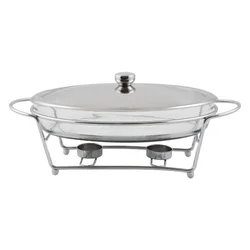 Food warming container, glass, 3.3 L