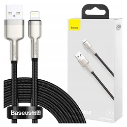 BASEUS Kabel Cafule USB na Lightning, 2,4 A, 1 m (črn)