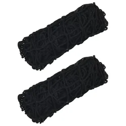 Mreže za sijeno 2 kom pravokutne crna 150x90 cm PP