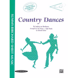 BEETHOVEN:COUNTRY DANCES TWO PIANOS 8 HANDS