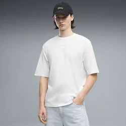 PUMA Graphics Boxy Foil Tee Men, Men, White, S
