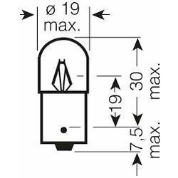 OSRAM žarnica 24V 5W (Ba15s) Truckstar Pro 10 kos. R5W