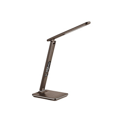 Solight WO45-H - LED prigušiva stona lampa sa displejom LED/9W/230V braon
