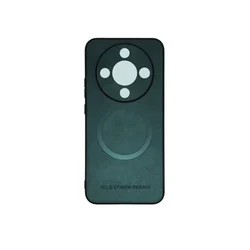 Silikonska futrola OLGE Magnetic New Feeing Honor Magic 8 Lite ZELENA