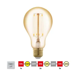 LED prigušiva sijalica VINTAGE A75 E27/4W/230V 2200K - Eglo 12858