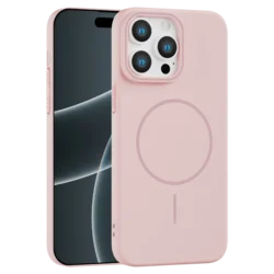 Rigid Silicone MagSafe maska za iPhone 13 Pro – roze
