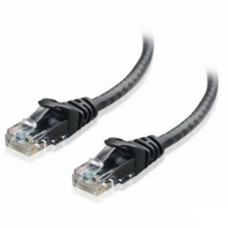 E-Green UTP patch Cat6e 1m crni