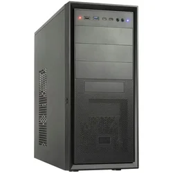 Inter-tech IT-8862 PLAID midi-ATX črno ohišje