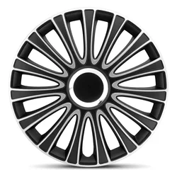 AutoStyle Pokrovi platišč LeMans Black/Silver 15