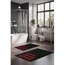 Lessentiel Maison Set prostirki za kupatilo CT-5418, 2 Komada, Antracit