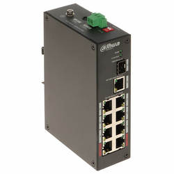 Dahua PFS3110-8ET-96-V2 - Industrijski PoE 8-portni switch