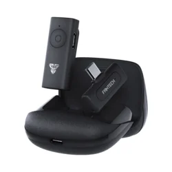 Mikrofon Wireless Fantech Lavalier Leviosa Air WMV11C (Single Mic) Type-C crni