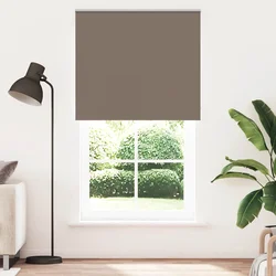 Rolo zavjesa za zamračivanje boje kave 135x230 cm Širina tkanine 131,6 cm Poliester