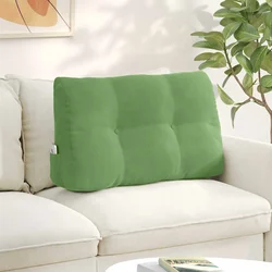 Jastuk za leđa Svijetlo zelena 80 x 24 x 50 cm Baršun