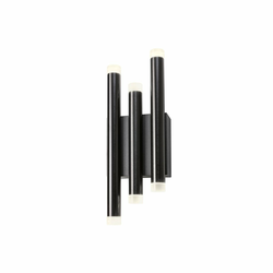Redo 01-2038 - LED zidno svetlo MADISON 6xLED/4W/230V crna